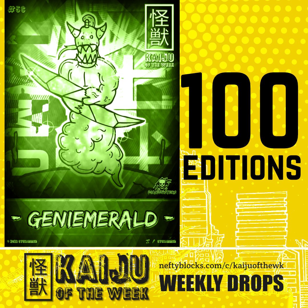 Stuhammer (Kaiju of the Week / BrA.I.n -storm) tweet media