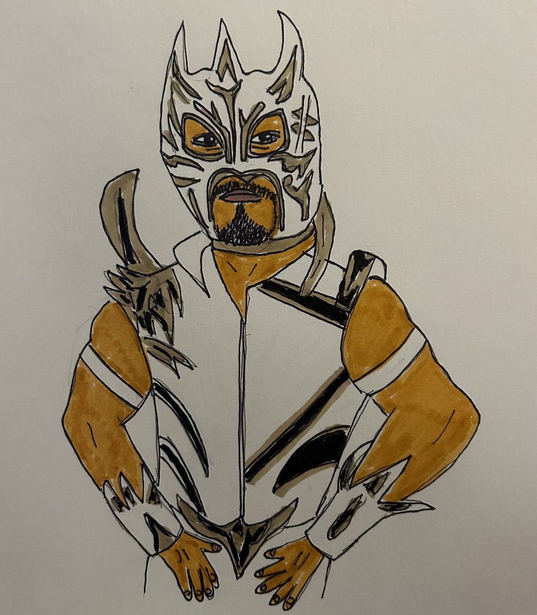 InRingArt's tweet image. #Komander is #ALLELITE #AEW #aewfanart #prowrestlingfanart #wrestlingart #prowrestling