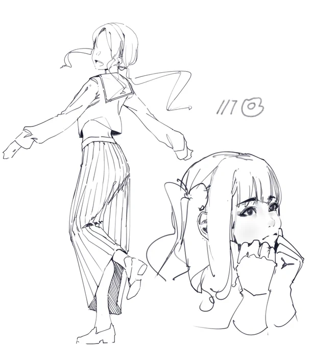 今日の。117 