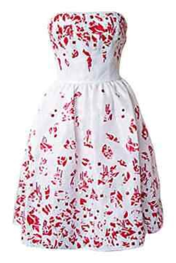 PoshareOfficial's tweet photo. Oscar de la Renta Embellish Fit Flare Strapless Dress White Red SILK 6 | Poshare https://t.co/LriOMlTUuc https://t.co/vDxDjw8rH3