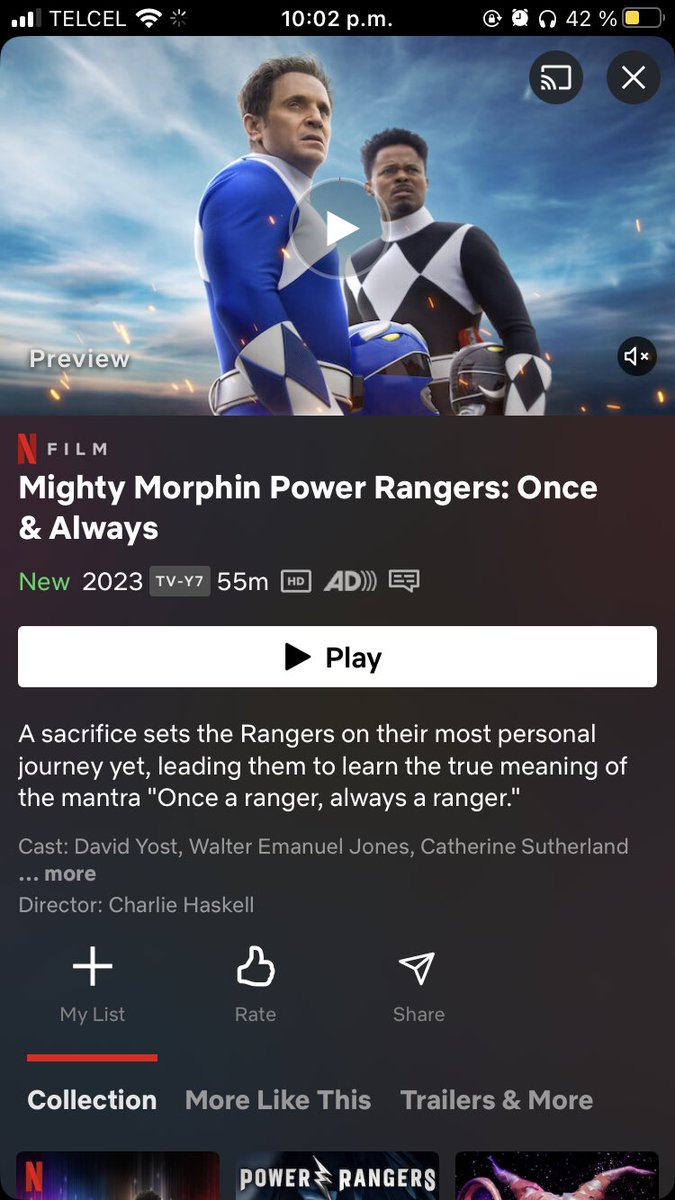 Dígame cuál era su Power Ranger favorito? El mío era Tommy Oliver en todas sus versiones