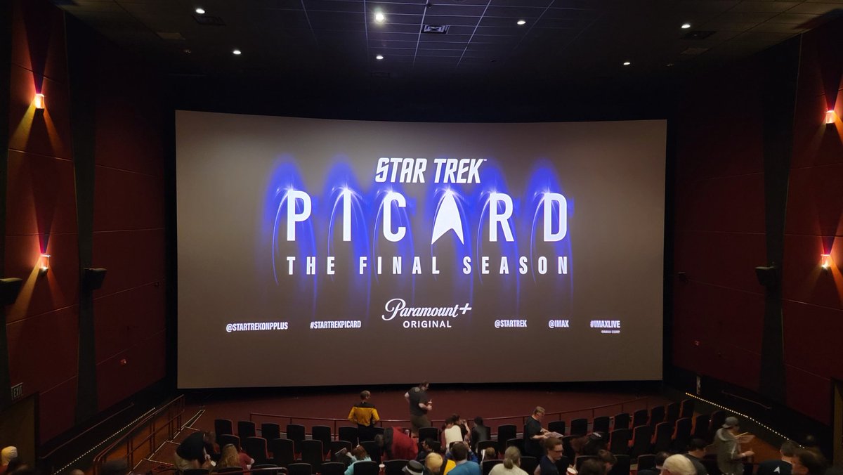 DynamicThrills's tweet photo. @TerryMatalas did it. Absolute genius. @paramountplus, please give this man his Star Trek Legacy series.

I'm emotionally drained after the #PicardIMAX screening. Thanks to everyone, including my childhood heroes, who made Season 3 the amazing season that it was.

#StarTrekPicard https://t.co/dOqpmS3rYc