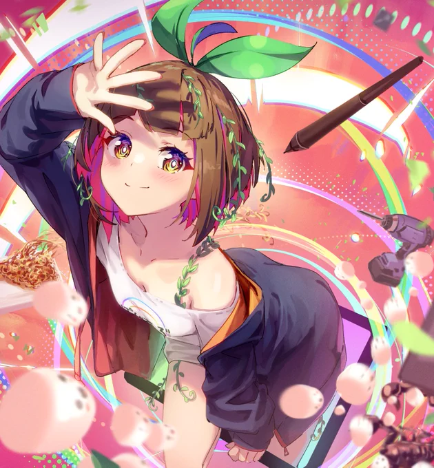 3年めのキービジュアルを描きましたこれからもお絵かきを中心にいろいろなことに挑戦していきますよしなに～#絵葉の自由帳 