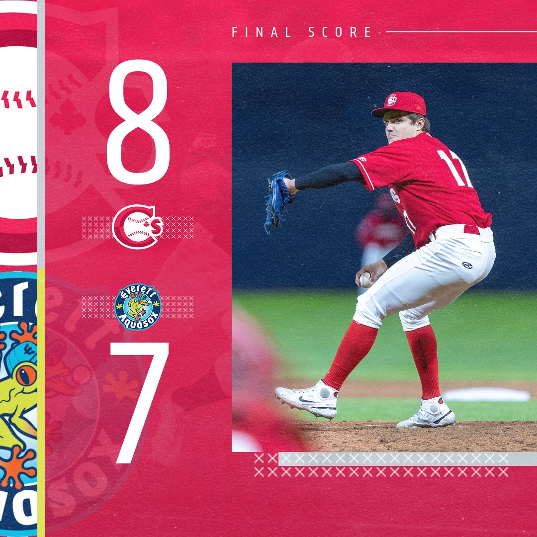 Vancouver Canadians (@vancanadians) on Twitter photo FINAL | Another frozen frenzy down at Funko Field!
WP: Fluharty (1-0)
S: Brock (1)
(^^ these two struck out 9)
Box: atmilb.com/3MUufr9 | #LegendsStartHere FINAL | Another frozen frenzy down at Funko Field!
WP: Fluharty (1-0)
S: Brock (1)
(^^ these two struck out 9)
Box: atmilb.com/3MUufr9 | #LegendsStartHere