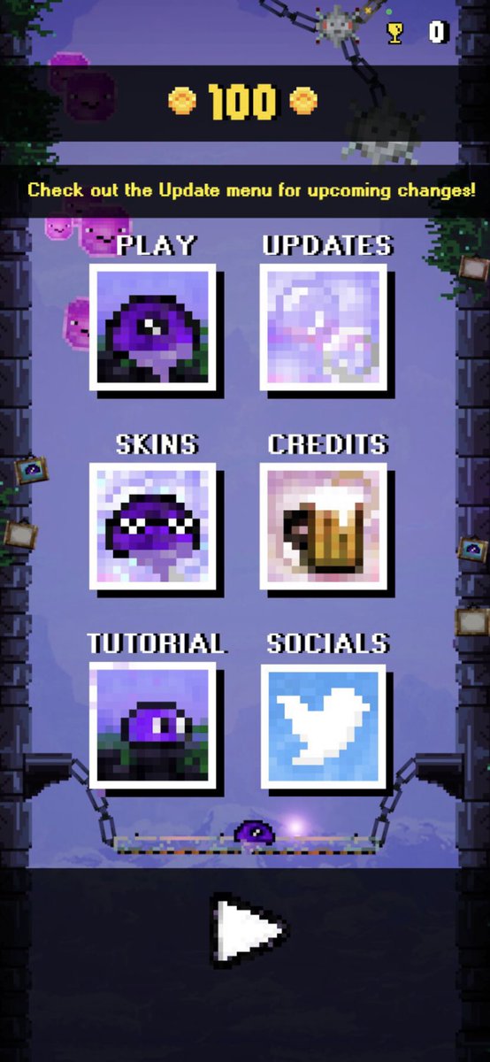HanditapStudios's tweet photo. SlimeClimbs Main Menu : ✅ https://t.co/3Ff837HTHN
