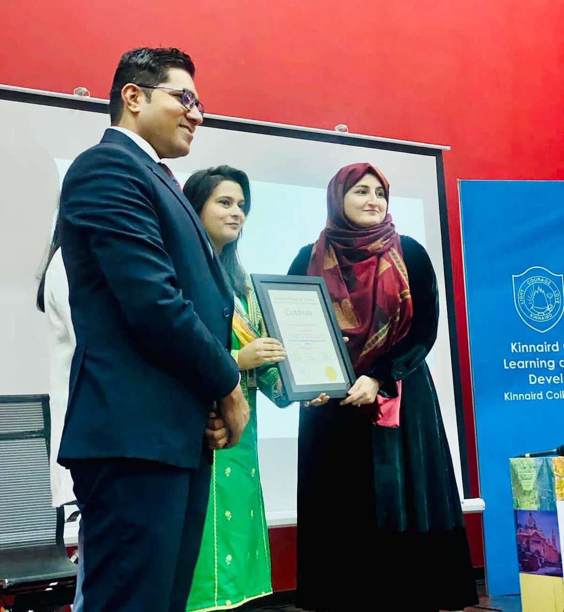 CCPSUMT's tweet photo. Dr Fatima Sajjad was invited at Kinnaird College for Women to join as a panelist for the session on Interfaith Harmony and Social Cohesion and International Cultural Diplomacy at 9th Lahore International Conference on Culture.
#Culture #cohesion #harmony #ideology #education https://t.co/Wk599pONoM
