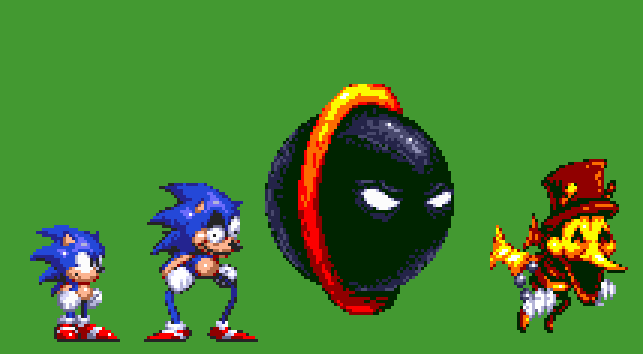 AudioReam on X: This is just an Ordinary Pixel Art of Sonic in