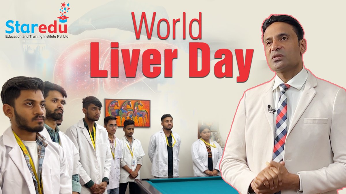 Staredu Education and Training students had an interactive & knowledgeable session by our director @DrSameerBhati  on World Liver Day

We pledge to love our liver by following a healthy lifestyle , exercise and following healthy eating habits.

#HappyLiver #HealthyLiver