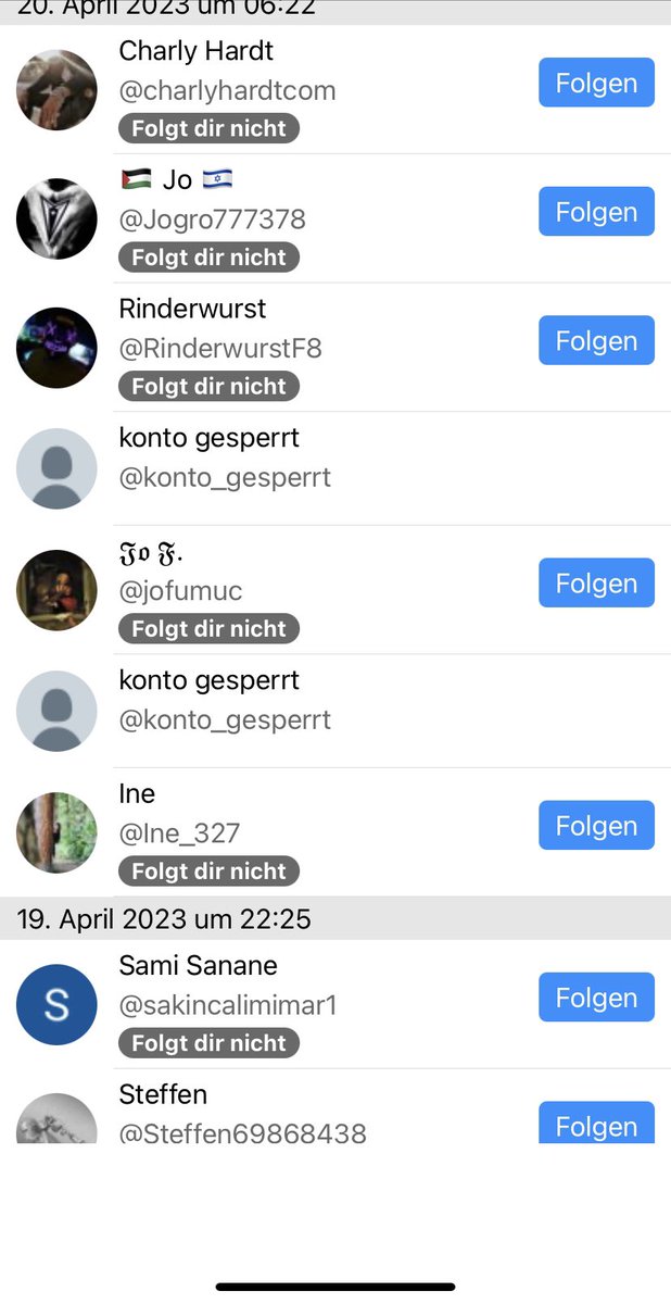 Diesen Monat wurden schon über 400 meiner Folger gesperrt. 
Und wir haben erst den 20.!
Was geht hier ab?
So schlimm war es noch nie. 
Ist das noch Meinungsfreiheit? 😡
