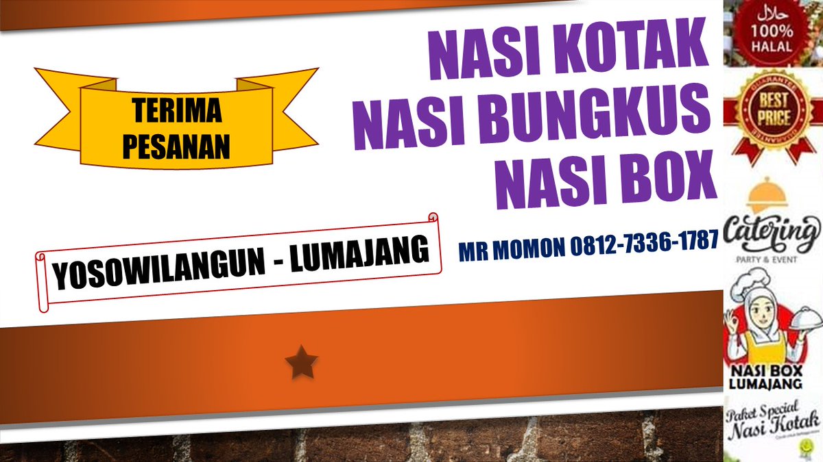 SingaManis's tweet photo. 081273361787 Katering RiceBox Halal BiHalal &amp; Open House Lebaran di Yosowilangun Lumajang  https://t.co/1d4rFnqjtZ 

#kateringlumajang, #cateringlumajang, #yosowilangun, #lumajang, #semeru, #ricebox, #segokotak, #nasibox, #mealbox, #kulinerlumajang, #cateringnasibungkus, https://t.co/bxLP9l61nh