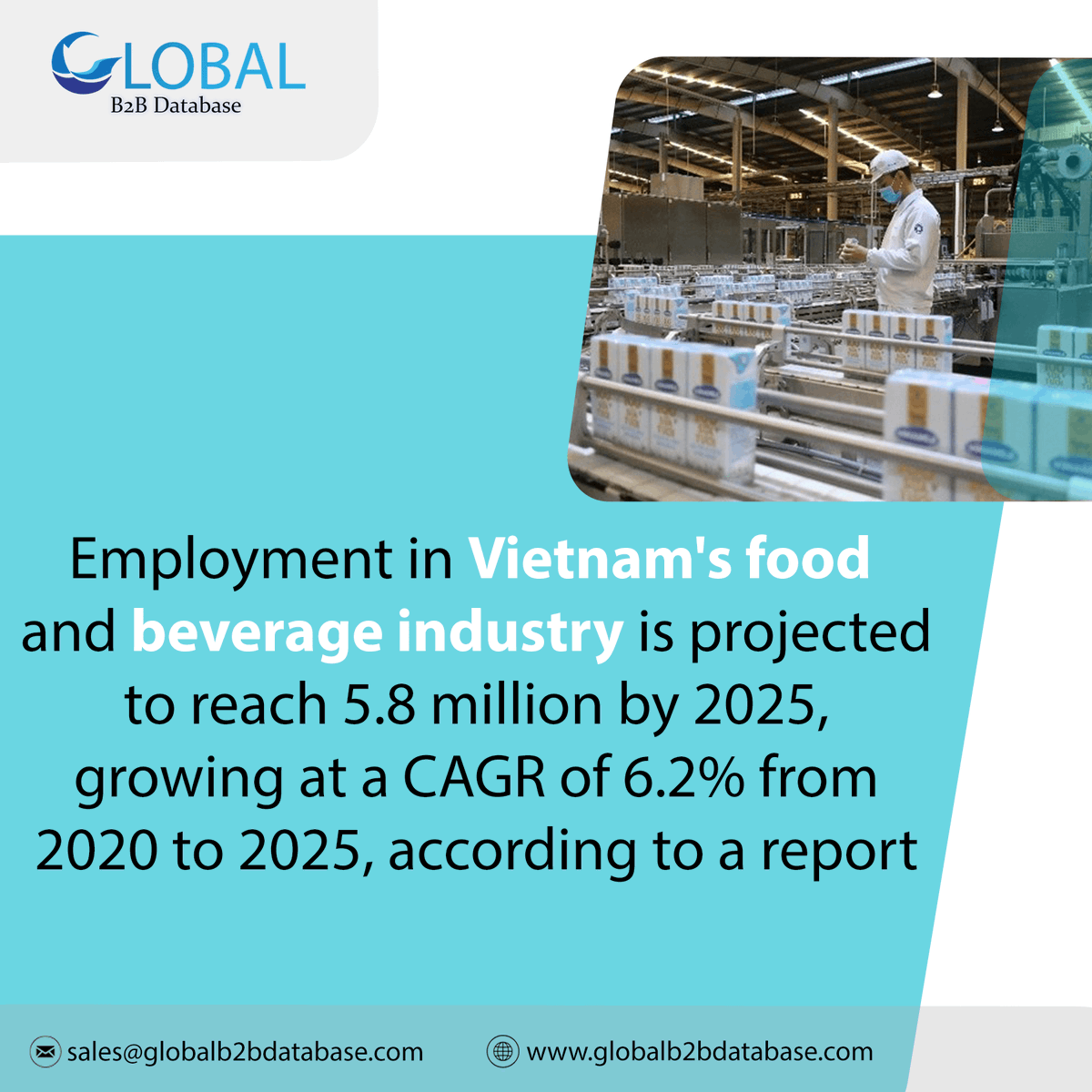 DatabaseB2b's tweet image. Vietnam's Food 
For more information,globalb2bdatabase.com or contact us at sales@globalb2bdatabase.com
#Foodservice #BusinessGrowth #foodserviceindustry #foodandbeverage