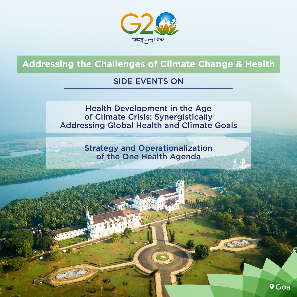 Kickstarting the day at the beach capital of 🇮🇳!

Witness #G20 nations deliberate on the actions to enhance healthcare systems, low-carbon health development and build resilience towards #climatechange. #G20India #G20HWG 

Check out the key discussion areas aligned for today ⬇️