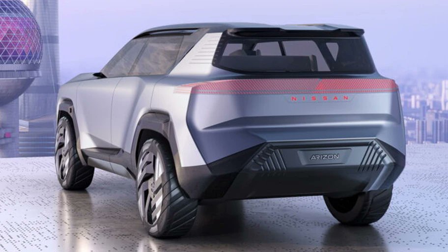 Autocosmos's tweet photo. En el marco del Salón de Shanghái 2023 🚗 @Nissan_mx presenta al mundo su nueva propuesta de SUV eléctrico: el 𝗔𝗿𝗶𝘇𝗼𝗻 𝗘𝗩 𝗖𝗼𝗻𝗰𝗲𝗽𝘁 👌 un modelo pensado para la plataforma #CMFEV, misma del #Renault 𝗠𝗲𝗴𝗮𝗻𝗲 𝗘-𝗧𝗲𝗰𝗵 👊👉 https://t.co/xua6gq1xwN https://t.co/IyZ5QUmfg7