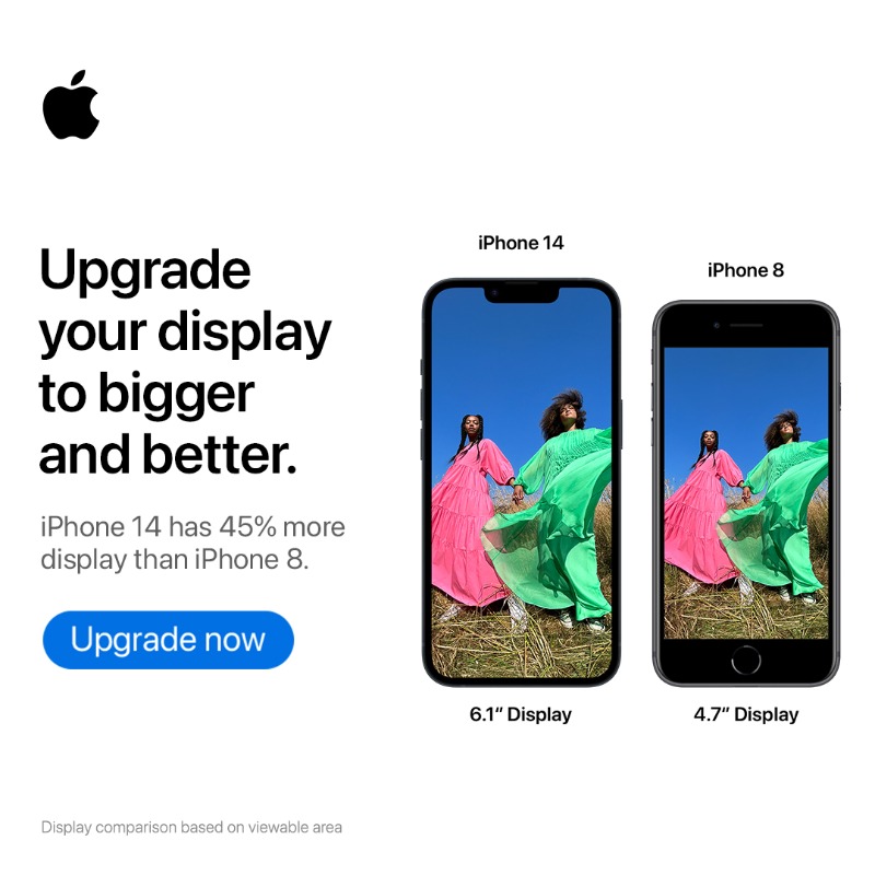 Apple's tweet photo. See what you can get with iPhone 14.