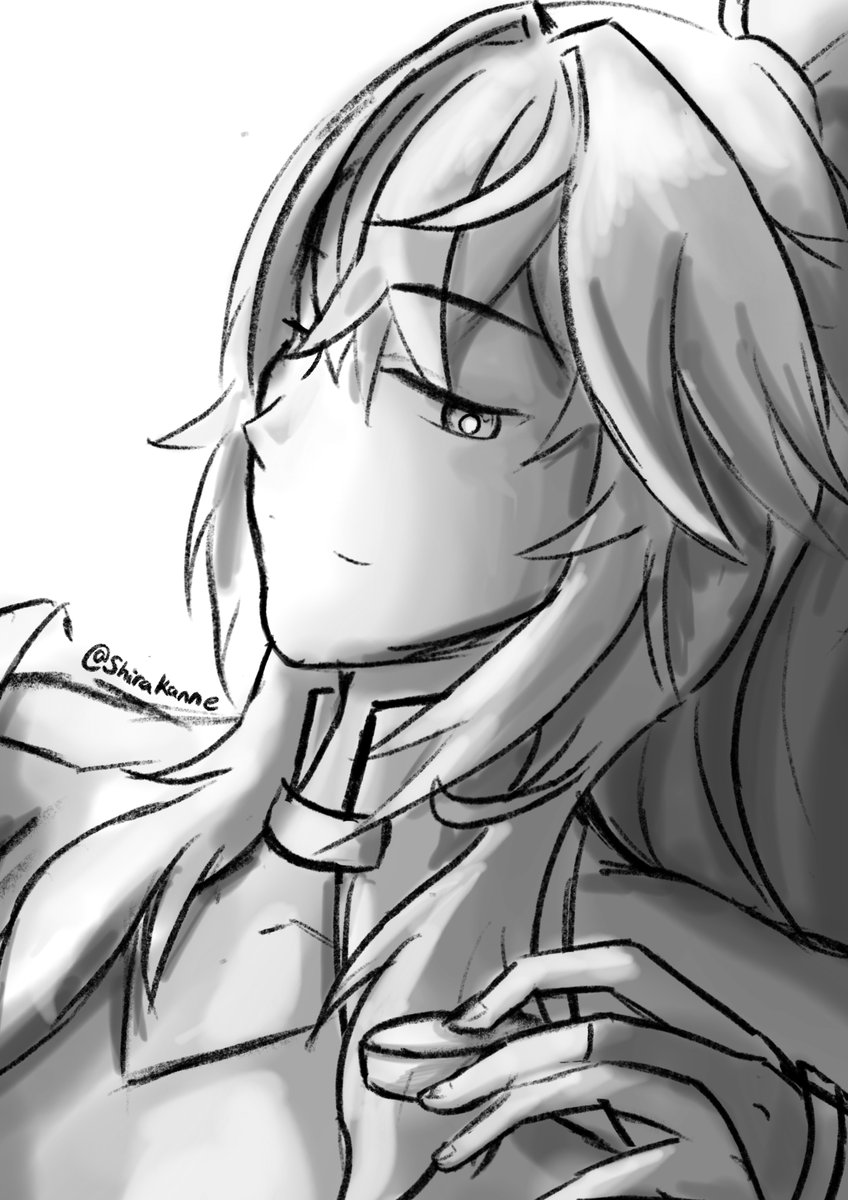ShiraKanne's tweet photo. Sketch for my Jing Yuan art #HonkaiStarRail #StarRail #스타레일 #StarRailCountDown📷 #jingyuan https://t.co/fvMqaDE4jW