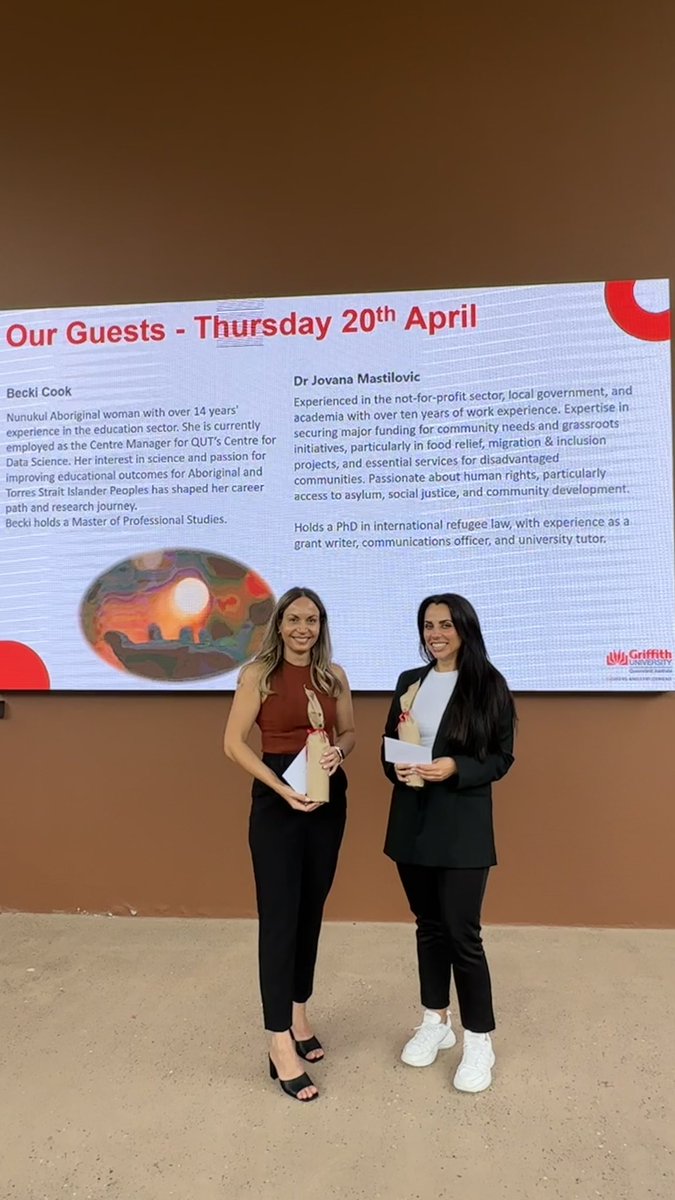 Great to be at @Griffith_Uni speaking to postgrad students for #CareersontheCouch today and making connections! Thank you #GCAP and #GriffithAlumni for inviting me.
