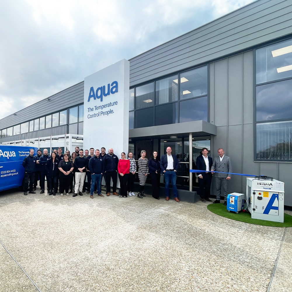 AquaCoolingSolu's tweet photo. A milestone day for Aqua yesterday as our new Head Office building & warehouse was officially opened!
We were honoured to be joined by Hitema International's owner & founder, Maurizio Burba, who did a fantastic job cutting the ribbon!
#TheTemperatureControlPeople https://t.co/3RwcUYcMJC