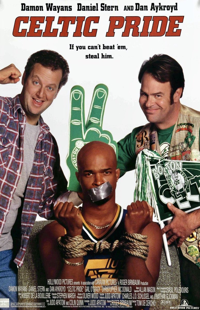 FilmNewsNos's tweet photo. 🎬MOVIE HISTORY: 27 years ago today, April 19, 1996, the movie ‘Celtic Pride’ opened in theaters!
#DanielStern #DanAykroyd #DamonWayans #GailOGrady #ChristopherMcDonald #PaulGuilfoyle #AdamHendershott #ScottLawrence #DeionSanders #DarrellHammond #LarryBird #MarvAlbert https://t.co/ubyZ6jOxfV