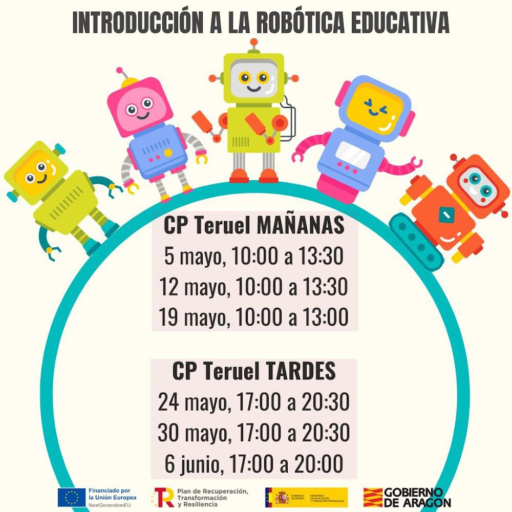 ¿Aún no te has apuntado? Descubre las posibilidades de la Robotica educativa en tu clase. Inscripciones: Mañanas: doceo.catedu.es/epgfp/portadaI… Tardes: doceo.catedu.es/epgfp/portadaI… ¡PLAZAS LIMITADAS!