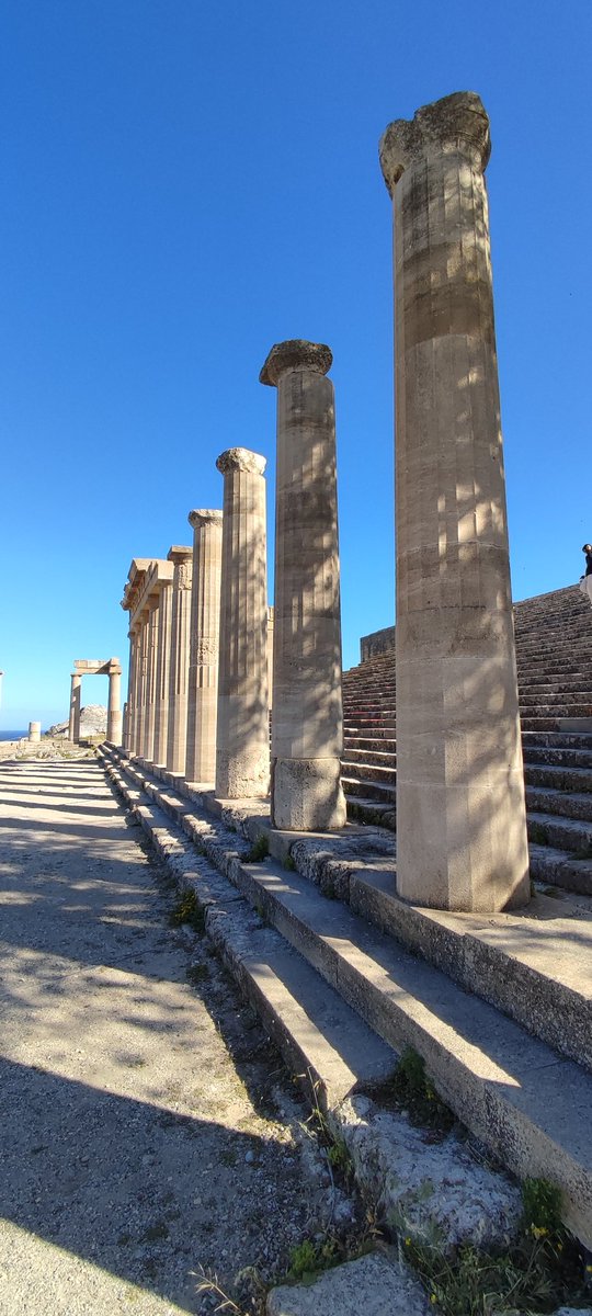 In the shadow of the past. #greece.#lindos