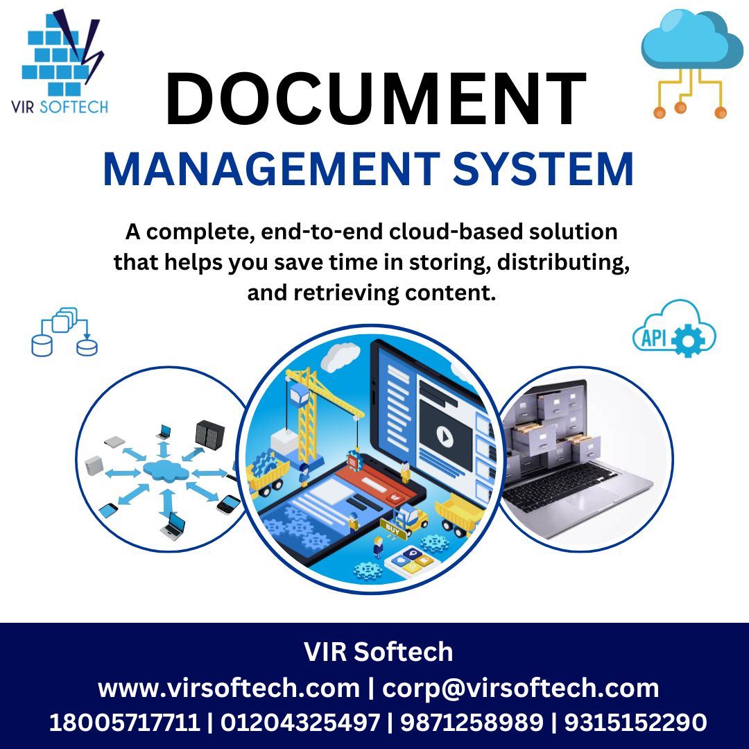 virsoftech's tweet photo. VIR Softech's ECM is the perfect place to store your archives like electronic versions of documents and other rich media formats to create a high-functioning repository with advanced search &amp; workflow management.
#dms #ecm #workflow #management #cms #automation https://t.co/COLL12FLK3