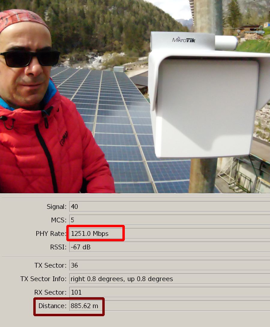 Scopri come abbiamo realizzato per un cliente, un ponte radio dati con velocità superiore a #1Gbps, su  una distanza di circa 1 km, utilizzando dispositivi #Mikrotik a #60GHz. rhx.it/news/ponte-rad…