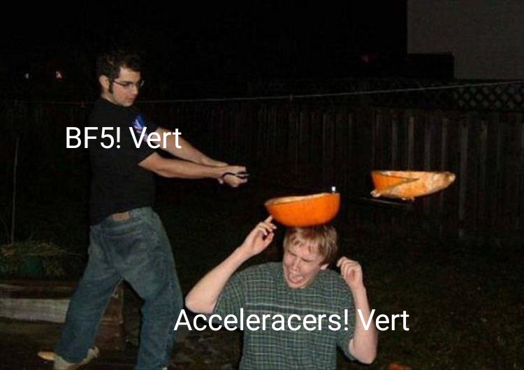 stormshockfuse's tweet photo. More memes for ya'll, I just really thinking about Acceleracers! Vert and BF5! Vert as siblings #battleforce5 #acceleracers #vertwheeler #hotwheels #hotwheelsbattleforce5 #BF5 #HWBF5 https://t.co/Ni7dZBdTJ8