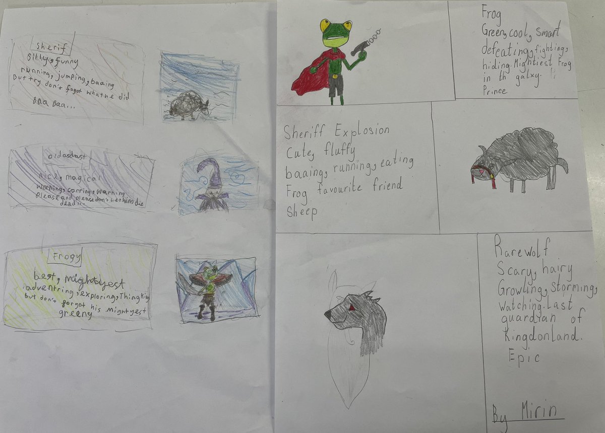 Emeny's tweet photo. To motivate and inspire my Year 3 class to write cinquain poems, I promised to share with @GuyBassBooks  any poems related to Legend of Frog. Your thoughts on their work would be most welcome. #stayawesome https://t.co/xsP9OmgBEf