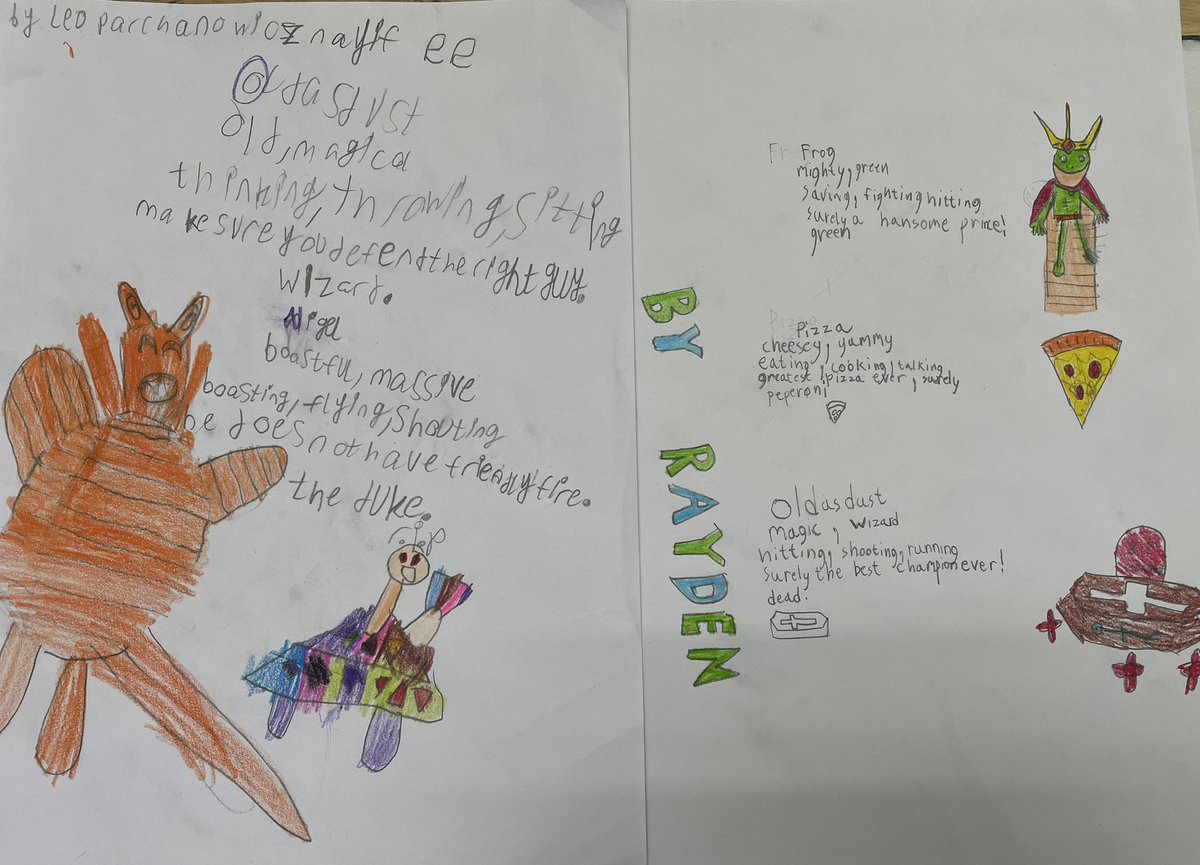 Emeny's tweet photo. To motivate and inspire my Year 3 class to write cinquain poems, I promised to share with @GuyBassBooks  any poems related to Legend of Frog. Your thoughts on their work would be most welcome. #stayawesome https://t.co/xsP9OmgBEf