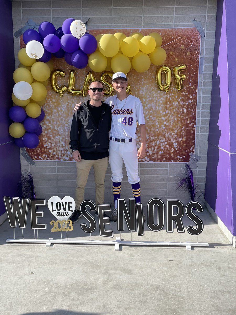 Senior Night for my Boys! <a href="/Kaleb_Nakano/">Kaleb Nakano</a> and Caden!  🔥🤘🏼⚾️ #Year1s

I’m getting old! <a href="/norwalk_high/">Norwalk High School</a>