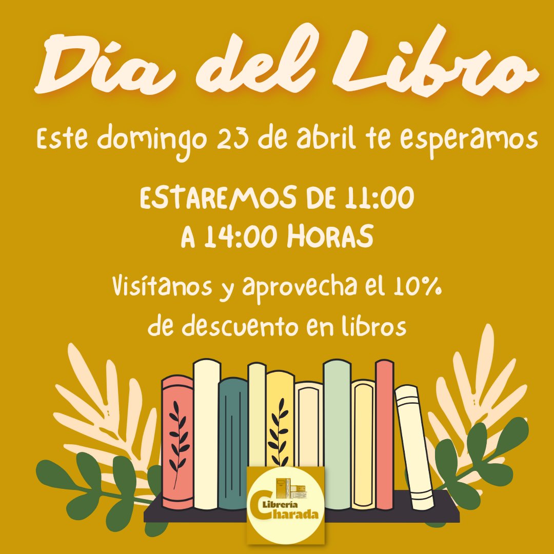 libreriacharada's tweet photo. #DiaDelLibro #Ciempozuelos https://t.co/WnkVQ6NkTX