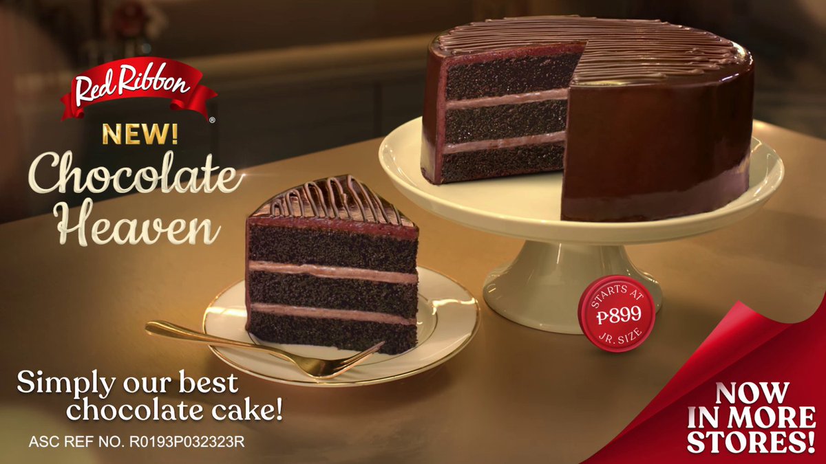 Get a taste of heaven with Red Ribbon’s best chocolate cake yet – now available in more branches in Luzon...