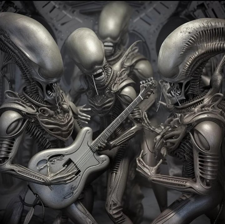 HeavyMextal's tweet photo. Una tocada de black metal en marte
#AlienMetal
#ExtraterrestrialRockers
#SpaceMetal
#GuitarAliens
#MetalFromOuterSpace
#CosmicShredders
#InterstellarMetal
#GalacticGuitars
#CosmicRock
#AlienInvasionOfMetal
#MetallicEncounter https://t.co/bejVeFLgYk