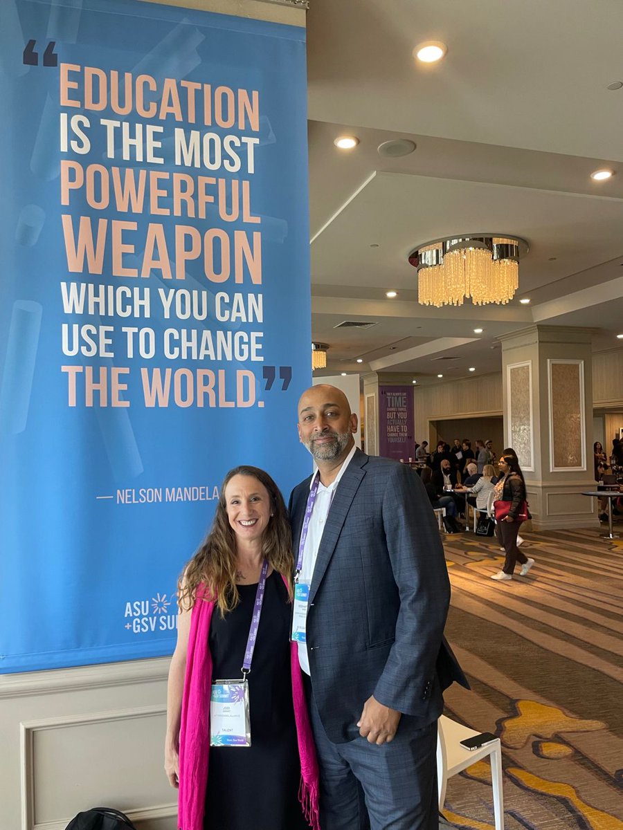 Always great to see #SanDiego friends like <a href="/pgpayton/">Pamela Gray Payton</a> and <a href="/davidmiyashiro/">david miyashiro</a> at <a href="/asugsvsummit/">ASU+GSV</a>... but the best part was randomly running into <a href="/jodi4aftschool/">Jodi Grant</a> after 10+ yrs!