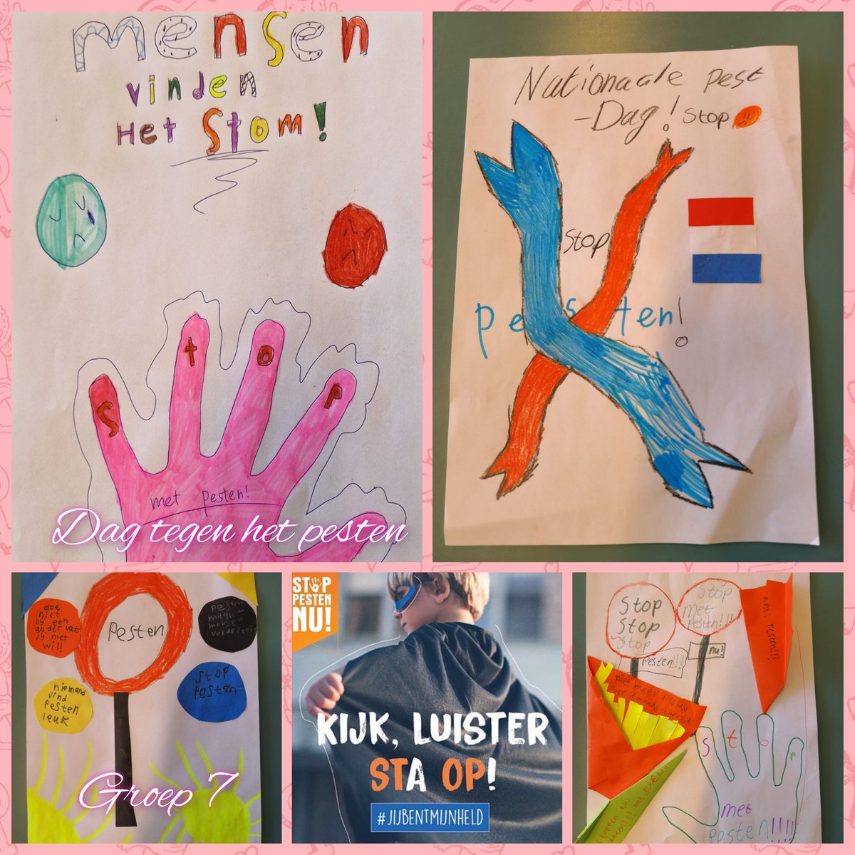 BSDeEvenaar's tweet photo. Gisteren was de 'Landelijke Dag tegen Pesten' om samen een vuist te maken tegen deze praktijken heeft groep 7 mooie gesprekken gevoerd over hoe fijn het is als je niks met pesten te maken hebt en het niet rondom je heen speelt. #dagtegenhetpesten #verantwoordelijkheidnemen https://t.co/BdmsVp0upo