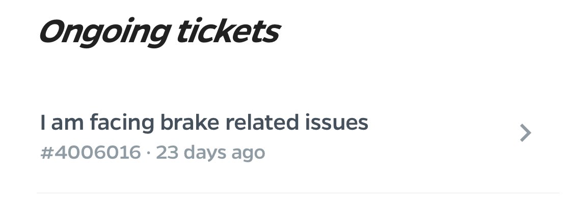 rakeshlr's tweet photo. @OlaElectric @bhash 

Is this the priority service given to the #OlaCarePlus subscribers?  My home service request #4006016 for brake pad replacement is delayed for 23 days now.  

No technicians allotted for home service?  Please look into this on priority https://t.co/KGydxh21n1