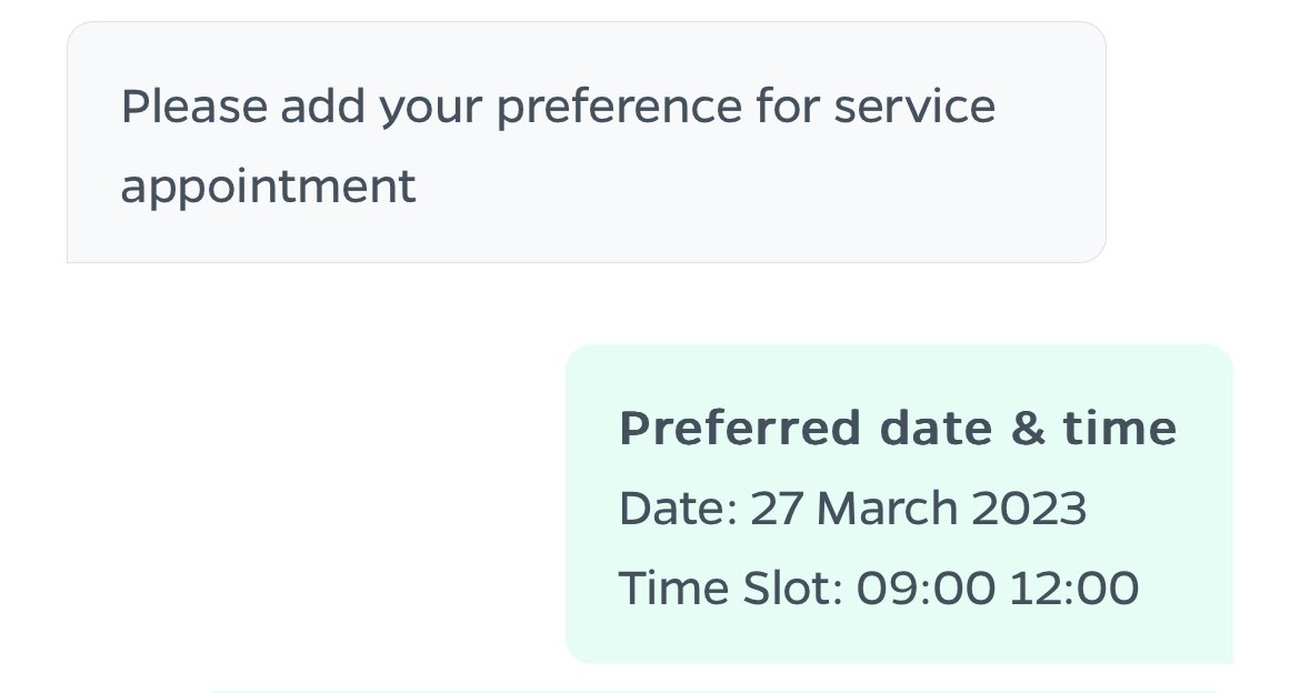 rakeshlr's tweet photo. @OlaElectric @bhash 

Is this the priority service given to the #OlaCarePlus subscribers?  My home service request #4006016 for brake pad replacement is delayed for 23 days now.  

No technicians allotted for home service?  Please look into this on priority https://t.co/KGydxh21n1