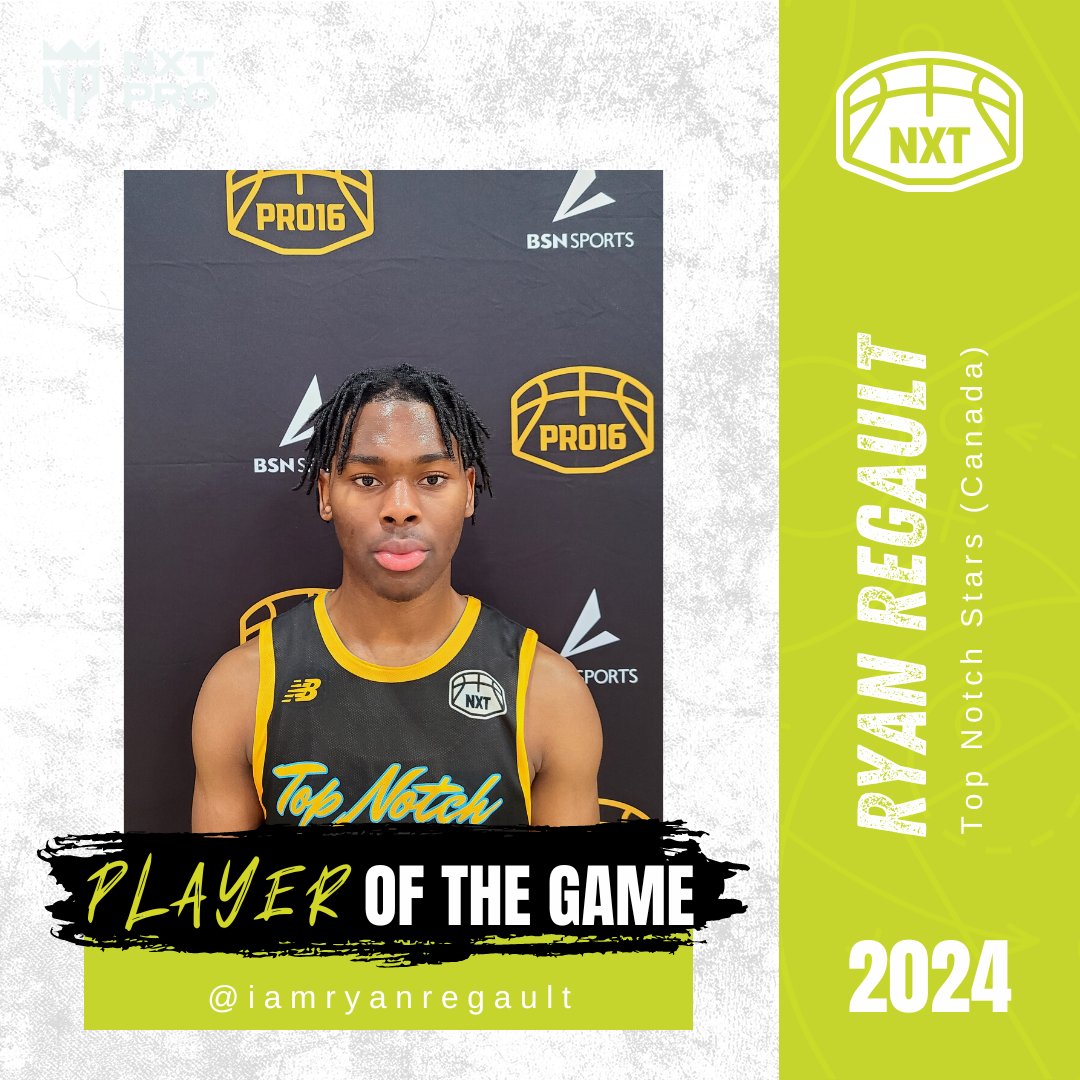 PRO16League's tweet photo. POTG 

Ryan Regault
Top Notch Stars (Canada)
Class of 2024
@iamryanregault 

#WhosTheNXTPRO https://t.co/7tk7vz3q5P