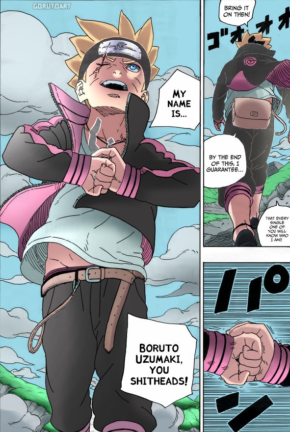 Something is terribly wrong with Boruto in Chapter 80, but nobody