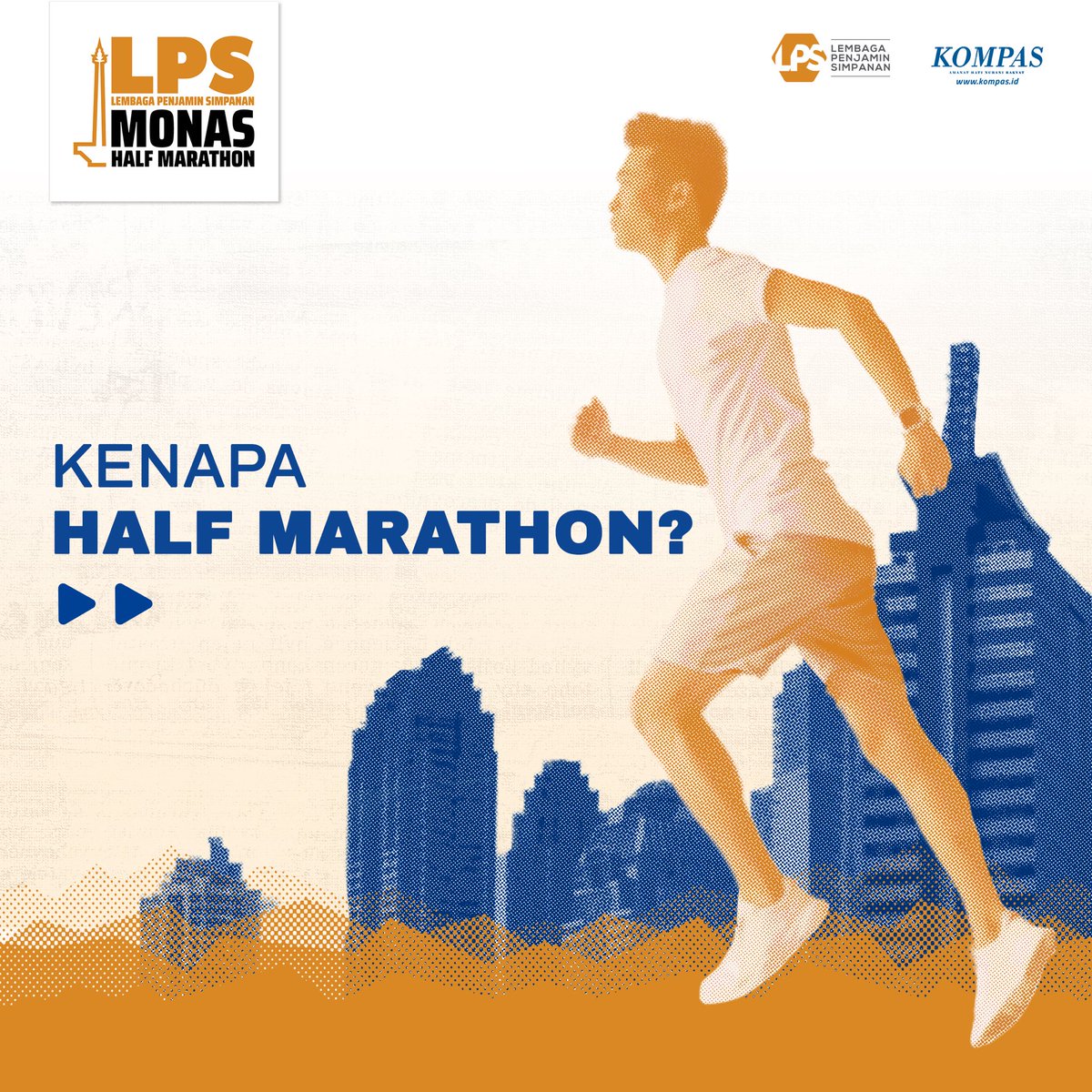 monashalfmrthn's tweet photo. Lari Half Marathon tuh seru banget loh! Penjelasan diatas bikin kamu makin yakin untuk ikutan kan?

Absen di sini, siapa yang pernah ikut lari half marathon?👇🏼
 
Powered by @lps_idic
Presented by @hariankompas

#LPSMonasHalfMarathon #RestartForChange #LPSIndonesia https://t.co/BpDtkwsmED
