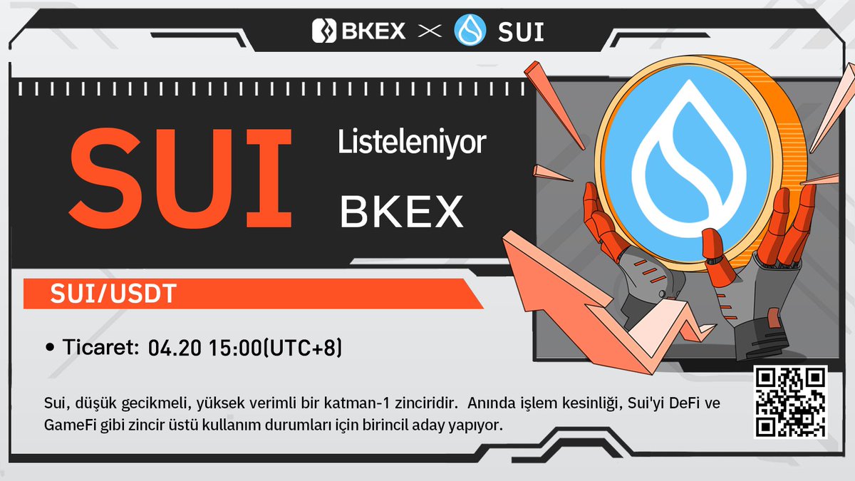 💯#BKEX Yeni Listeleme| @SuiNetwork #SUI Listeleniyor #BKEX 🔸İşlem Çifti: SUI/USDT 🔸Ticaret: 15:00 on Apr. 20 (UTC+8) ⏭Detaylar: bkex.zendesk.com/hc/en-us/artic… #Bitcoin  #cryptocurrency #BKEXNewListing