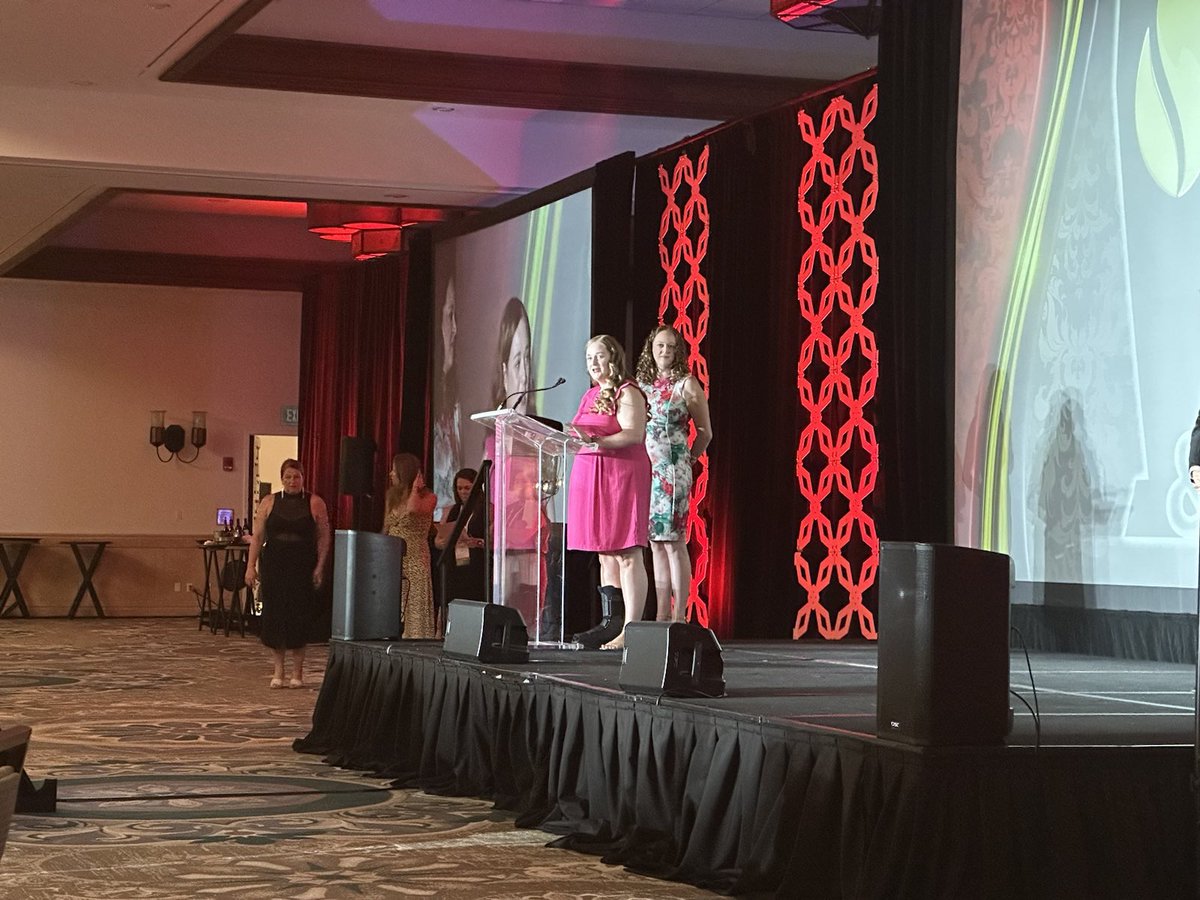barbour_haley's tweet photo. .@LaraMHenderson and I are the democratic fundraisers of the year apparently. Couldn’t have done it without the amazing Tony for Wisconsin team, especially my finance team. Thank you @TheAAPC for this honor. https://t.co/ht1BZC1YnX
