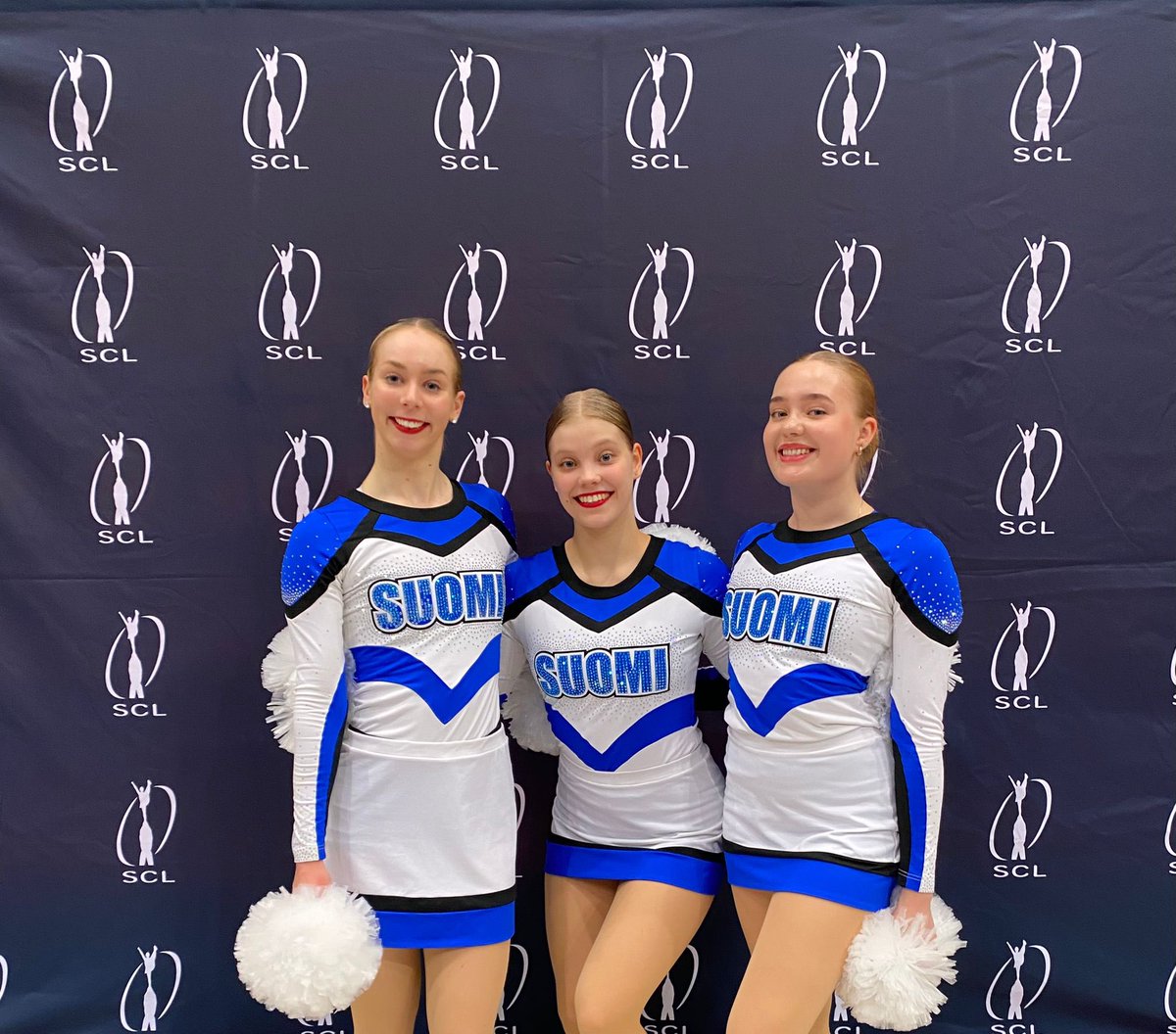 JaguarsSpirit's tweet photo. JSAn edustus valmiina cheerleadingin MM-kisoissa! 🤩
Cheertanssin semifinaali tänään 22.56 🇫🇮 Finaalit kisataan perjantaina.
Liittojohtoisen cheertanssi maajaoukkueessa mukana JSAn Karla, Miisa ja Ellen.
JSA pitää peukut pystyssä 👍👍👍
#cheertanssi #jaguarsspiritathletes https://t.co/Csl1FfnqWo