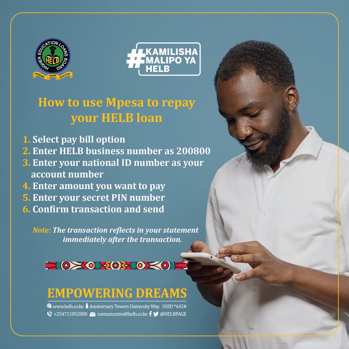 OFFICIAL HELB PAGE On Twitter Prioritize Timely Loan Repayment And official-helb-page-on-twitter-prioritize-timely-loan-repayment-and