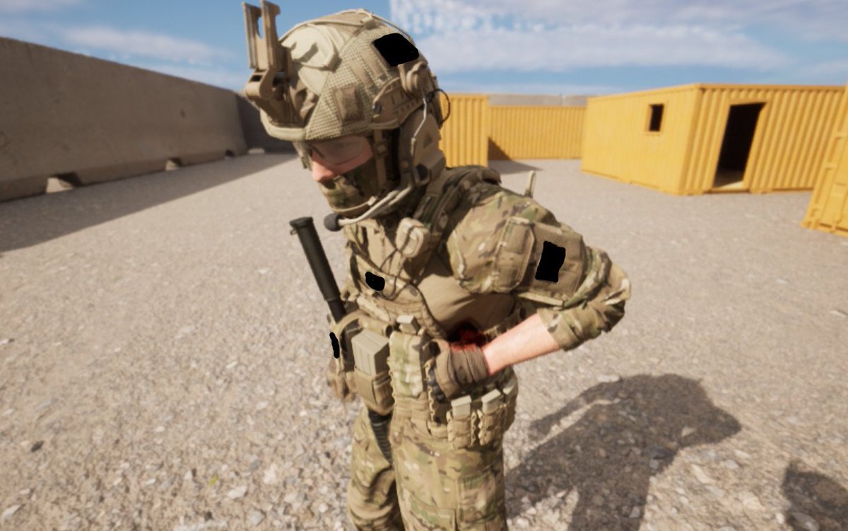 OfficialTWSgame's tweet photo. We're working hard to build the most accurate wounding system in any combat simulation. #simulation #milsim https://t.co/VizqNiGAvR