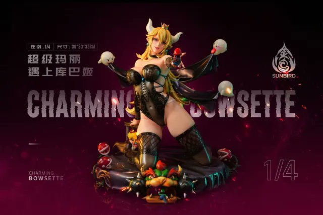 93figure's tweet photo. 【PRE-ORDER】Sunbird STUDIO MARIO Super Mario Bowsette 1/4

➤Brand: Sunbird Studio
➤Product: Bowsette
➤Size: (W)30cm*(D)33cm*(H)33cm
➤Release date: Q1 2024

#93figure
#sunbirdstudio
#bowsette
#SuperMarioMovie
#SuperMario
#figure
#Collectibles
#Mario

https://t.co/7KKGYACN5R https://t.co/2A6nLlQtDO