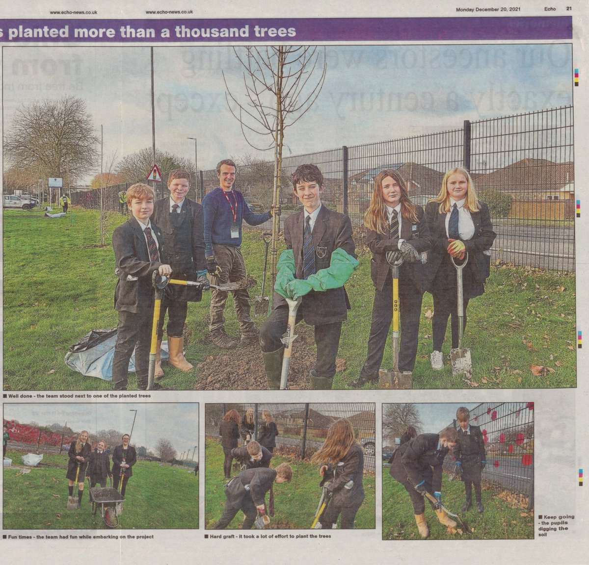 As our focus this week is on the #Environment our #ThrowbackThursday post today will help you #Plant that memory of when we planted 1000+ trees on the school site! 

#WorldEarthDay #WorldEarthDay2023 #JamesHornsby #JamesHornsbyFamily #Laindon #Zenith