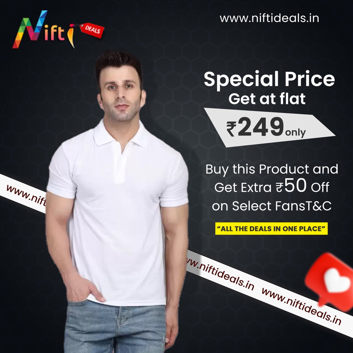 Men Solid Polo Neck Multicolor T-Shirt
.
“ All the deals in one place “
bit.ly/3MYa2AY
.
Have a look
niftideals.in
.
#Mensslimfitcasualshirt #shopping #onlineshopping #onlineshoppingindia #fashion #casualshirt #menswear #mensfashion #shirts #niftideals