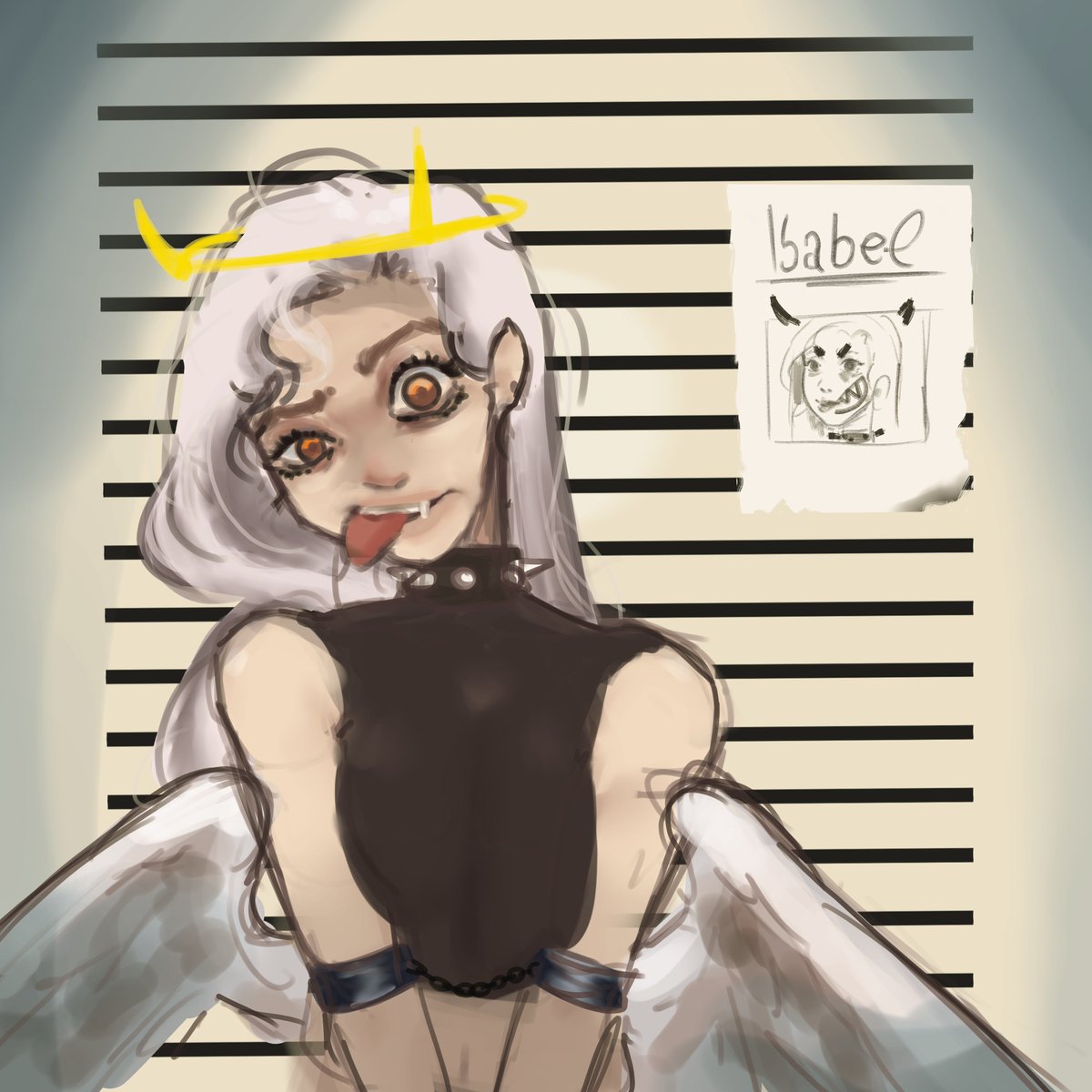 Novart37974419's tweet photo. The corrupted angel 
#oc #digitalart https://t.co/vcApIewNnc