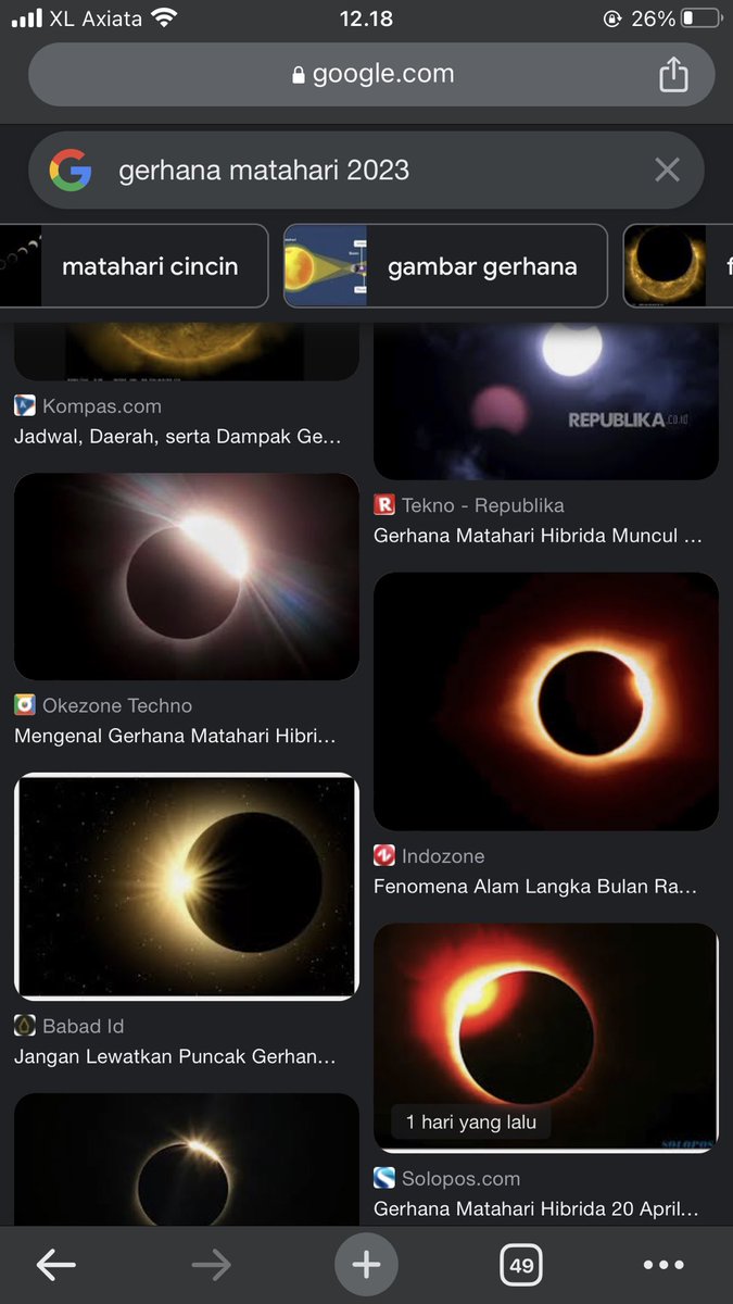 ArrabaniBurhan's tweet photo. Tutorial melihat gerhana matahari dengan aman tanpa merusak lensa hp 👌 https://t.co/muBR5rNNo4